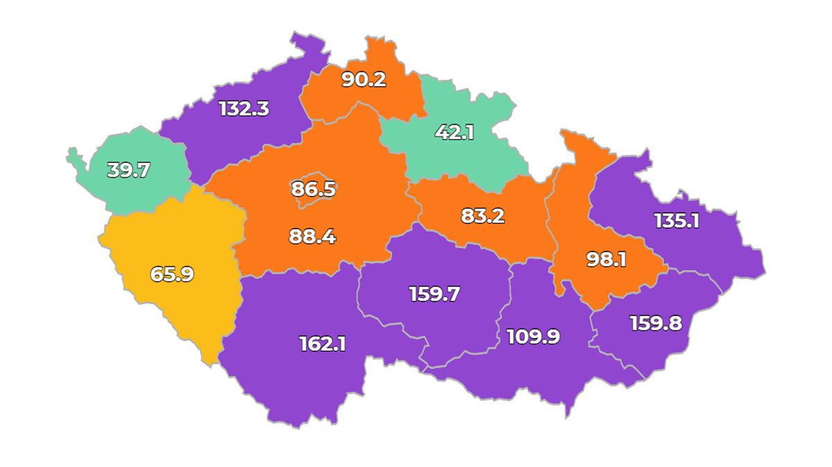 V Česku přibylo 1631 nově nakažených